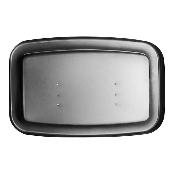 Scratch and Dent Koala Kare KB310-SSWM-MBLK Horizontal Surface-Mounted Matte Black Stainless Steel Baby Changing Station