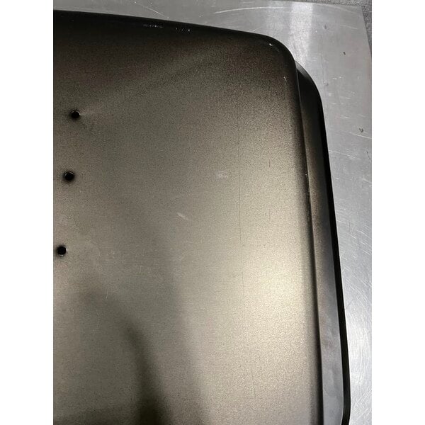 Scratch and Dent Koala Kare KB310-SSWM-MBLK Horizontal Surface-Mounted Matte Black Stainless Steel Baby Changing Station