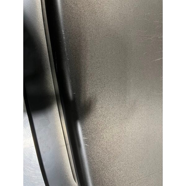 Scratch and Dent Koala Kare KB310-SSWM-MBLK Horizontal Surface-Mounted Matte Black Stainless Steel Baby Changing Station