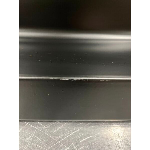 Scratch and Dent Koala Kare KB310-SSWM-MBLK Horizontal Surface-Mounted Matte Black Stainless Steel Baby Changing Station