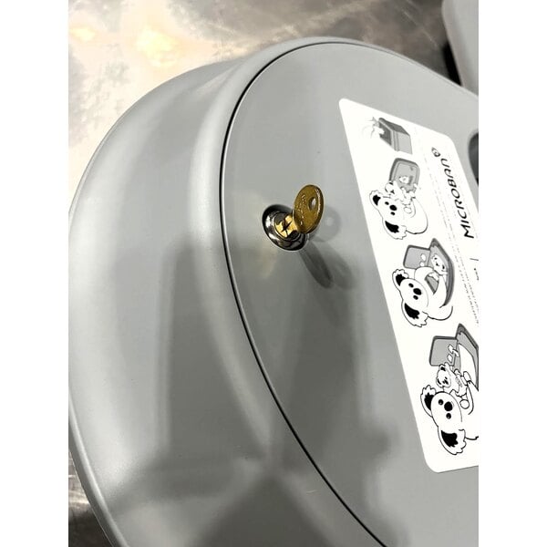 Scratch and Dent Koala Kare KB310-SSWM-MBLK Horizontal Surface-Mounted Matte Black Stainless Steel Baby Changing Station