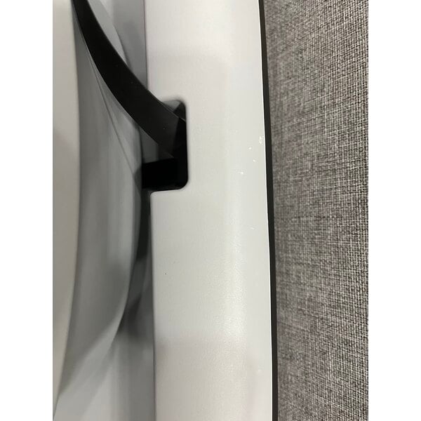 Scratch and Dent Koala Kare KB310-SSWM-MBLK Horizontal Surface-Mounted Matte Black Stainless Steel Baby Changing Station