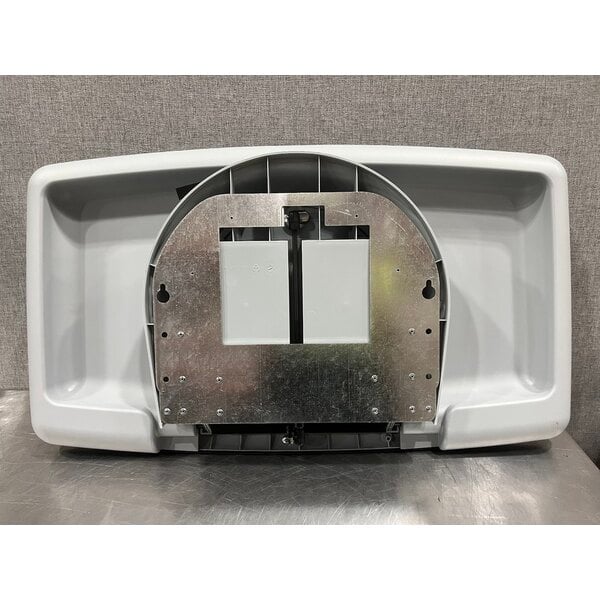 Scratch and Dent Koala Kare KB310-SSWM-MBLK Horizontal Surface-Mounted Matte Black Stainless Steel Baby Changing Station