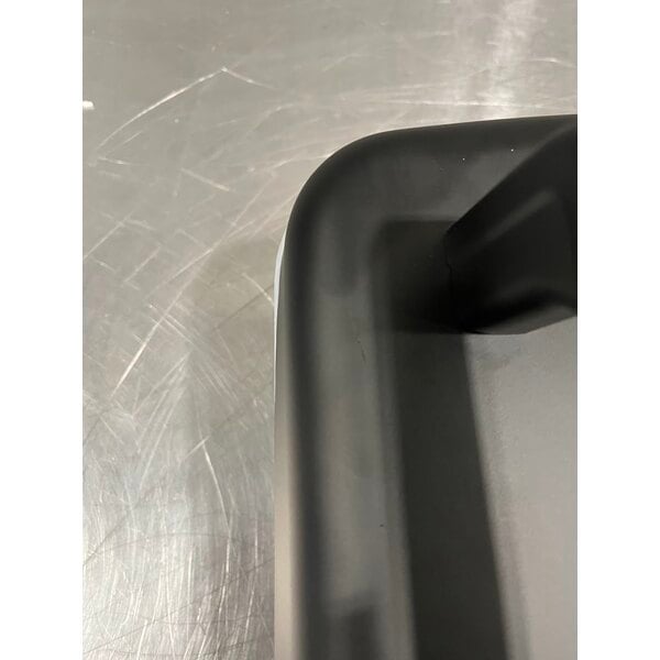 Scratch and Dent Koala Kare KB310-SSWM-MBLK Horizontal Surface-Mounted Matte Black Stainless Steel Baby Changing Station