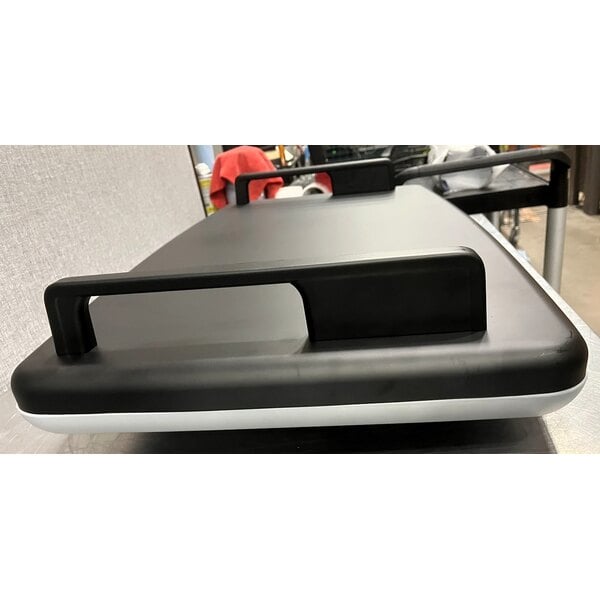 Scratch and Dent Koala Kare KB310-SSWM-MBLK Horizontal Surface-Mounted Matte Black Stainless Steel Baby Changing Station