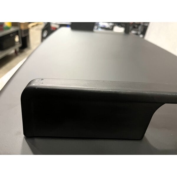 Scratch and Dent Koala Kare KB310-SSWM-MBLK Horizontal Surface-Mounted Matte Black Stainless Steel Baby Changing Station