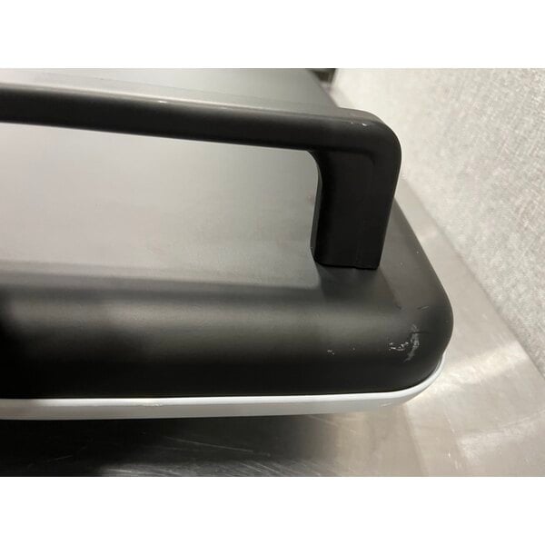 Scratch and Dent Koala Kare KB310-SSWM-MBLK Horizontal Surface-Mounted Matte Black Stainless Steel Baby Changing Station