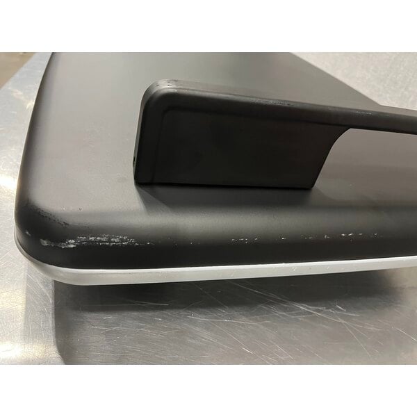 Scratch and Dent Koala Kare KB310-SSWM-MBLK Horizontal Surface-Mounted Matte Black Stainless Steel Baby Changing Station