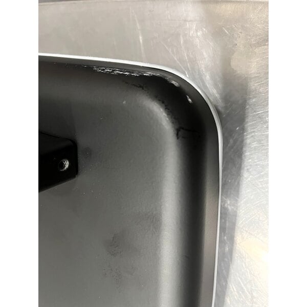 Scratch and Dent Koala Kare KB310-SSWM-MBLK Horizontal Surface-Mounted Matte Black Stainless Steel Baby Changing Station