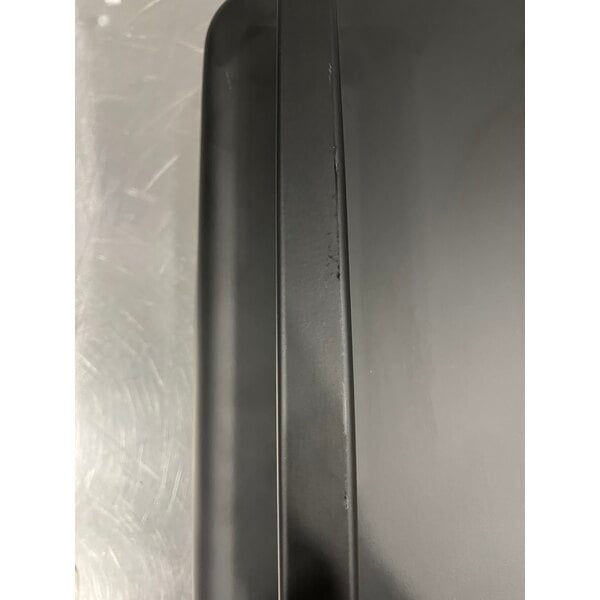 Scratch and Dent Koala Kare KB310-SSWM-MBLK Horizontal Surface-Mounted Matte Black Stainless Steel Baby Changing Station