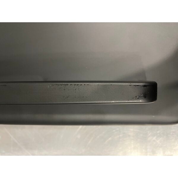 Scratch and Dent Koala Kare KB310-SSWM-MBLK Horizontal Surface-Mounted Matte Black Stainless Steel Baby Changing Station