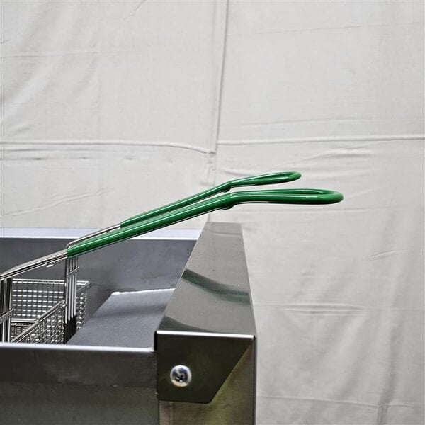 Scratch and Dent Dean by Frymaster SR114E Super Runner Economy 40 lb. Electric Floor Fryer - 240V, 1 Phase