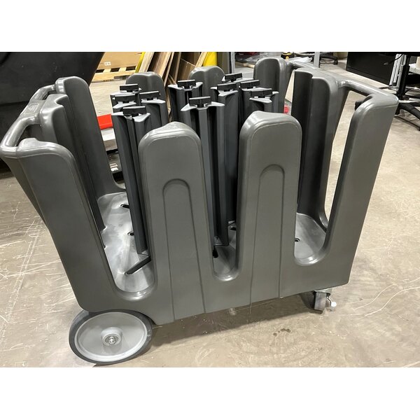 Scratch and Dent Vollrath ADC-10 Traex® Adjustable Dish Caddy for 5 1/2" to 7 1/8" Round Plates