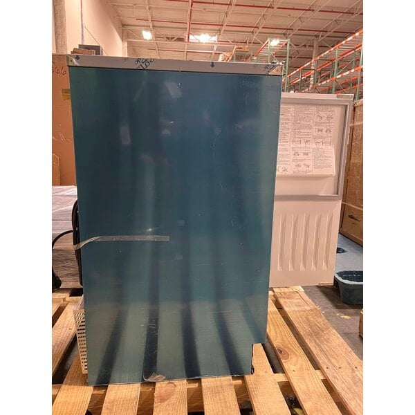 Scratch and Dent Hoshizaki AM-50BAK 14 7/8" Air Cooled Undercounter Top Hat Cube Ice Machine with 27 lb. Bin - 54 lb.