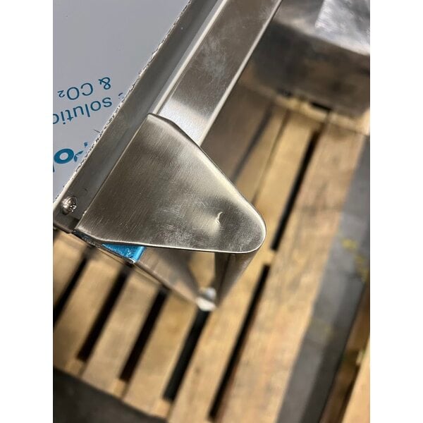 Scratch and Dent Hoshizaki AM-50BAK 14 7/8" Air Cooled Undercounter Top Hat Cube Ice Machine with 27 lb. Bin - 54 lb.