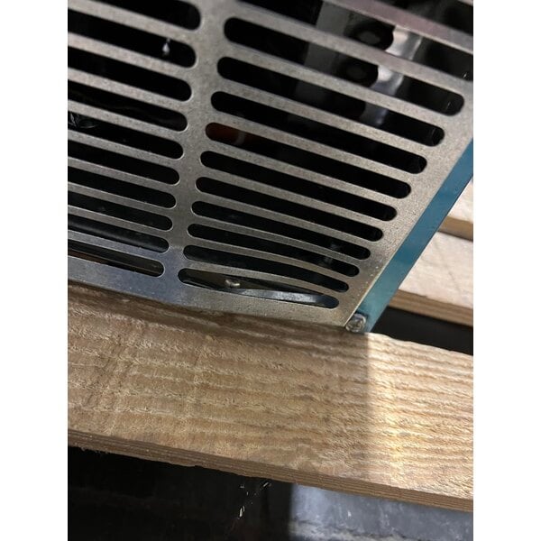 Scratch and Dent Hoshizaki AM-50BAK 14 7/8" Air Cooled Undercounter Top Hat Cube Ice Machine with 27 lb. Bin - 54 lb.