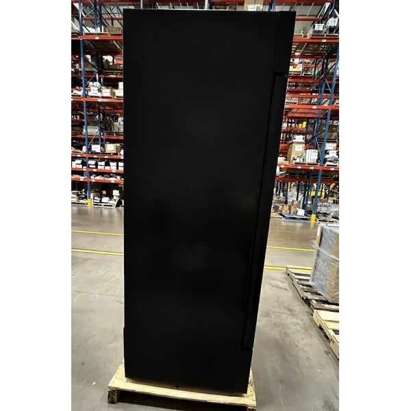 Scratch and Dent True GDM-35F-HC~TSL01 39 1/2" Black Glass Door Merchandiser Freezer with LED Lighting