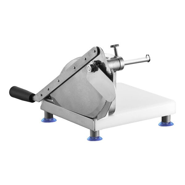 Scratch and Dent Tellier 703SF1P Countertop Manual Bread Slicer - 3/16" to 3 5/16" Adjustable Slice Thickness