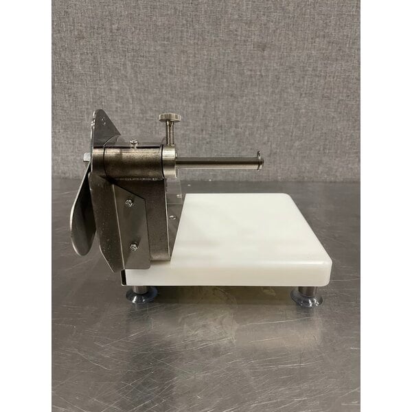 Scratch and Dent Tellier 703SF1P Countertop Manual Bread Slicer - 3/16" to 3 5/16" Adjustable Slice Thickness