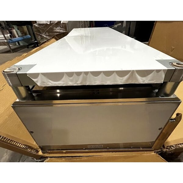 Scratch and Dent ServIt GST-5WE-NG Five Pan Open Well Natural Gas Steam Table with Undershelf - 17,500 BTU