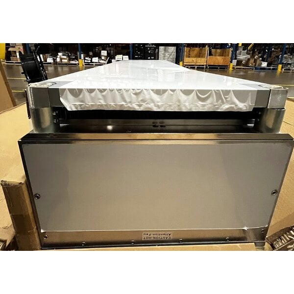 Scratch and Dent ServIt GST-5WE-NG Five Pan Open Well Natural Gas Steam Table with Undershelf - 17,500 BTU