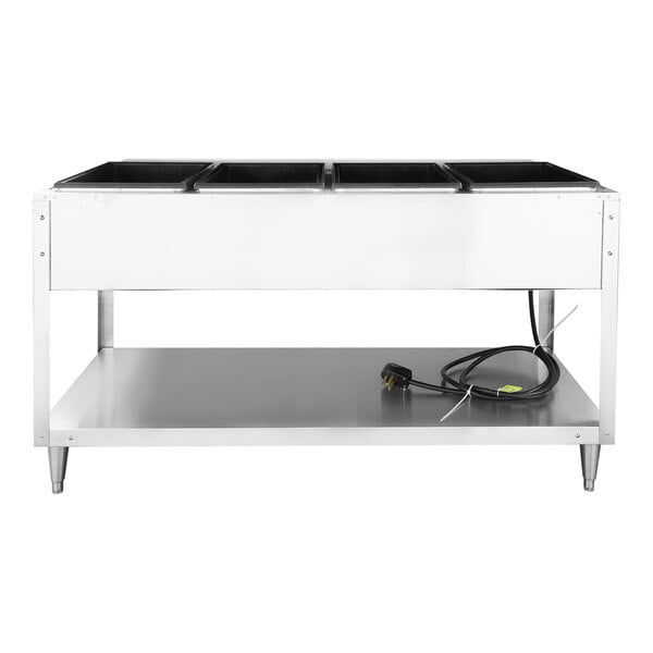 Scratch and Dent Vollrath 38104 ServeWell® Electric Four Pan Sealed Well Hot Food Table - 120V