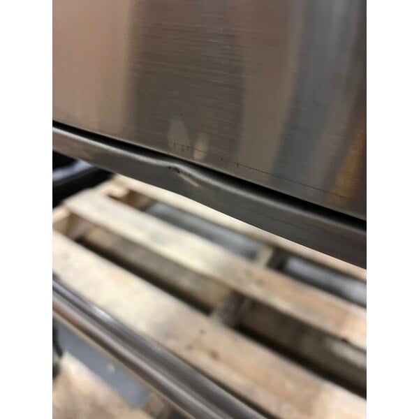 Scratch and Dent Steelton 18" x 36" Underbar Ice Bin with Bottle Holders - 119 lb.