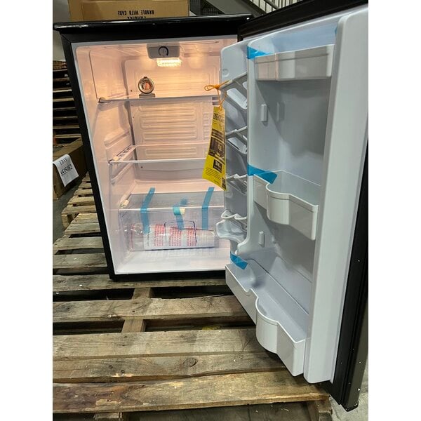 Scratch and Dent Danby DAR044A4BSLDD Designer 4.4 Cu. Ft. Stainless Steel Solid Door Reach-In Refrigerator