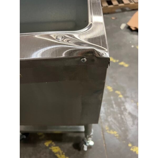 Scratch and Dent Eagle Group PDHT3 Portable Electric Hot Food Table Three Pan - Open Well, 120V