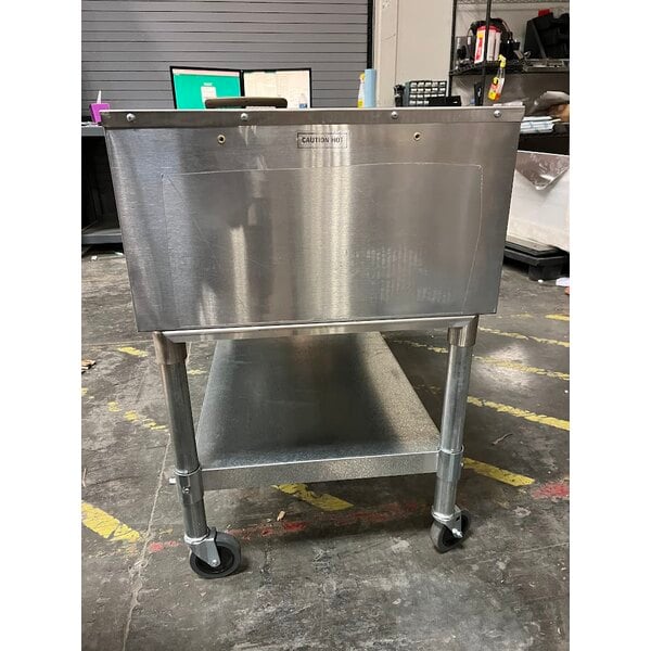 Scratch and Dent Eagle Group PDHT3 Portable Electric Hot Food Table Three Pan - Open Well, 120V