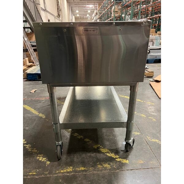 Scratch and Dent Eagle Group PDHT3 Portable Electric Hot Food Table Three Pan - Open Well, 120V