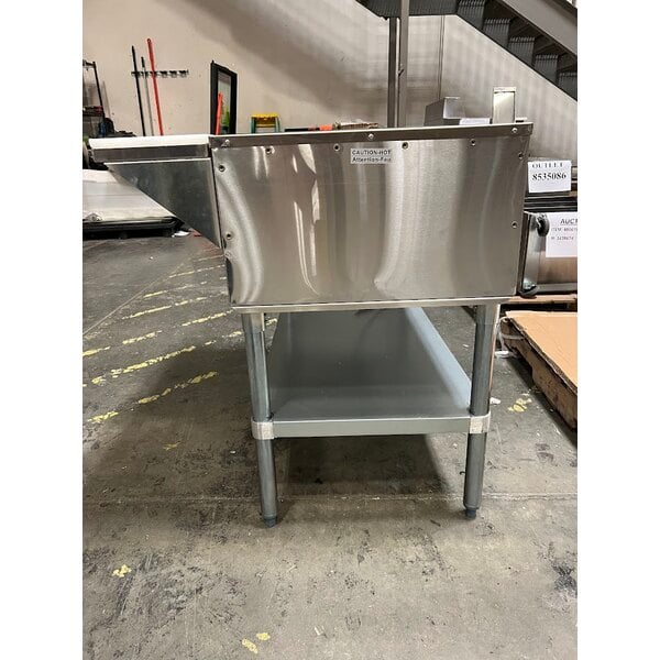 Scratch and Dent ServIt Three Pan Open Well Electric Steam Table with Adjustable Undershelf - 120V, 1500W