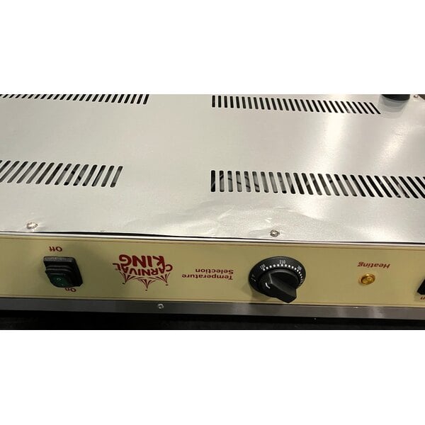 Scratch and Dent Carnival King TCM16DBL 16" Dual Non-Stick Crepe Maker - 208/240V