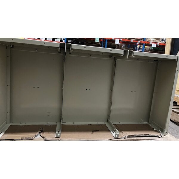 Scratch and Dent Regency Space Solutions Beige 36" x 18" x 78" Triple, 2-Tier Locker - Assembled