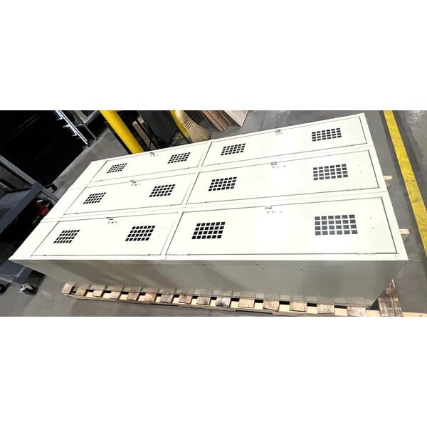 Scratch and Dent Regency Space Solutions Beige 36" x 18" x 78" Triple, 2-Tier Locker - Assembled