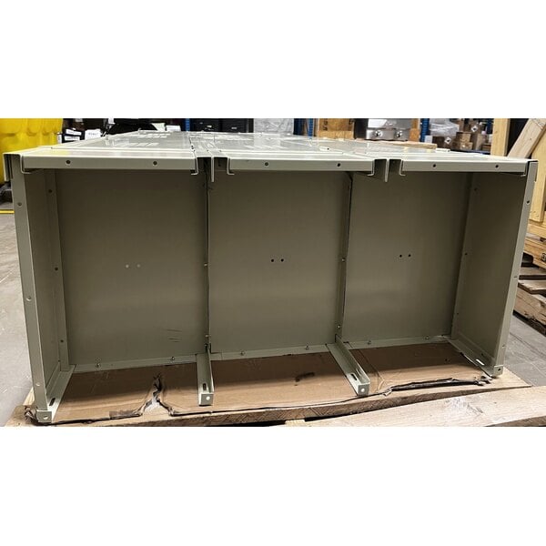 Scratch and Dent Regency Space Solutions Beige 36" x 18" x 78" Triple, 2-Tier Locker - Assembled