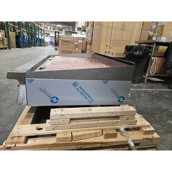 Scratch and Dent Garland GTGG48-G48M 48" Natural Gas Countertop Griddle with Manual Controls - 108,000 BTU