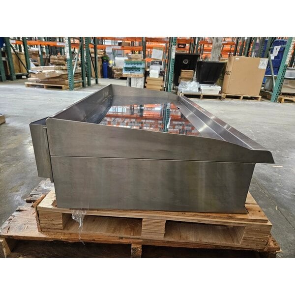 Scratch and Dent Cooking Performance Group GTU-CPG-48-N Ultra Series 48" Chrome Plated Natural Gas 4-Burner Countertop Griddle - 120,000 BTU