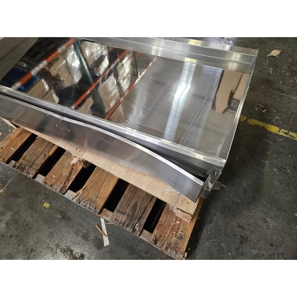 Scratch and Dent Cooking Performance Group GTU-CPG-48-N Ultra Series 48" Chrome Plated Natural Gas 4-Burner Countertop Griddle - 120,000 BTU