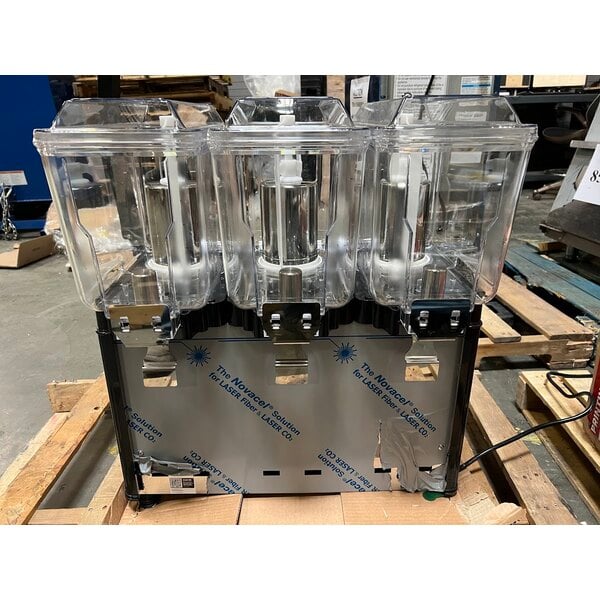 Scratch and Dent Carnival King RBD3G3 Triple 3 Gallon Bowl Refrigerated Beverage Dispenser - 120V