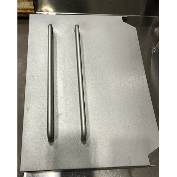 Scratch and Dent Avantco F4-ES-N 45-50 lb. Natural Gas Stainless Steel Floor Fryer - 85,000 BTU