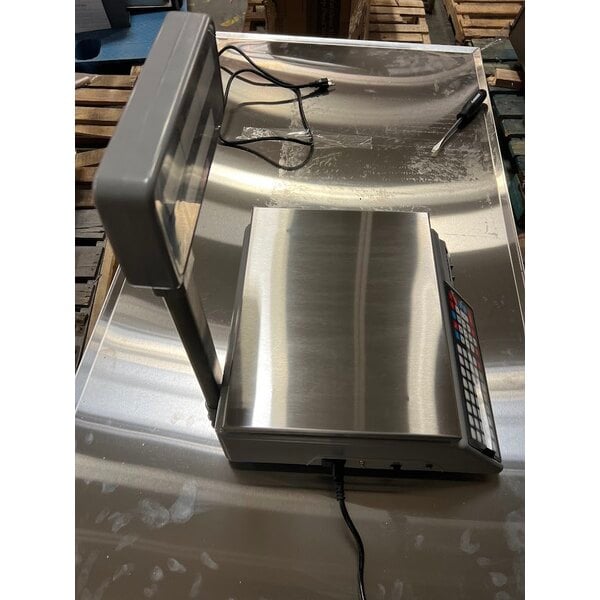 Scratch and Dent Tor Rey W-LABEL40LP 40 lb. WiFi Price Computing Scale with Thermal Label Printer, Legal For Trade