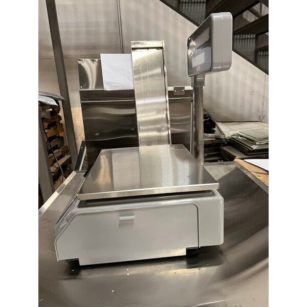 Scratch and Dent Tor Rey W-LABEL40LP 40 lb. WiFi Price Computing Scale with Thermal Label Printer, Legal For Trade