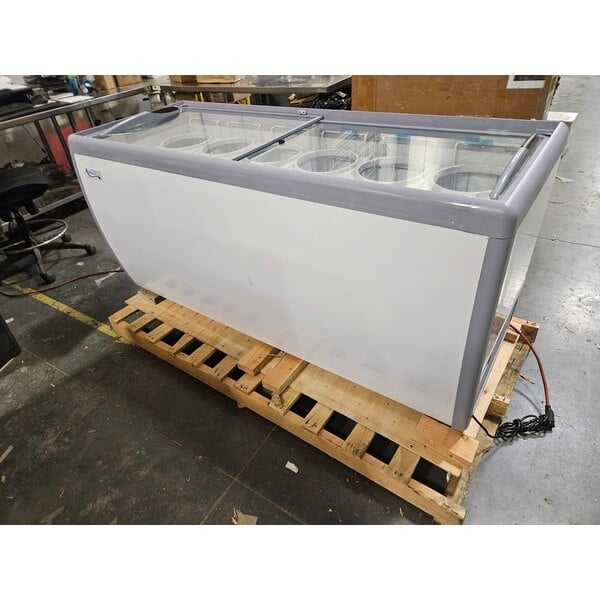 Scratch and Dent Avantco ADC-12-N 71" Customizable Ice Cream Dipping Cabinet