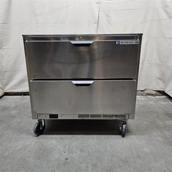 Scratch and Dent Beverage-Air UCRD36AHC-2 36" Undercounter Refrigerator with 2 Drawers