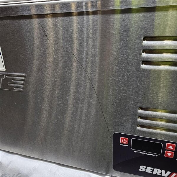 Scratch and Dent ServIt FW200D 12" x 20" Full Size Dual Well Electric Countertop Food Warmer with Digital Controls - 120V, 2000W