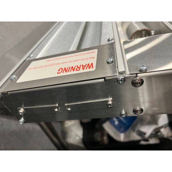 Scratch and Dent ServIt 54" Lighted Double Strip Warmer with Dual Toggle Controls - 120V, 2,160W