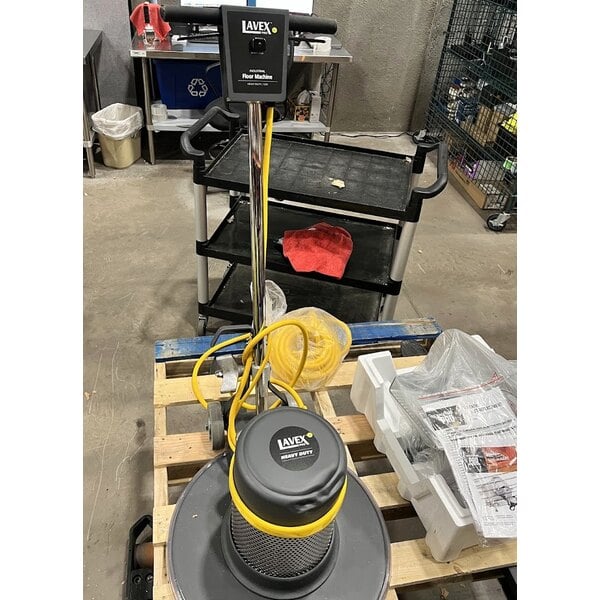 Scratch and Dent Lavex Pro 20" Heavy-Duty Single Speed Rotary Floor Machine - 175 RPM