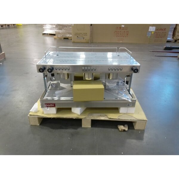 Scratch and Dent Estella Caffe ECEM3 Three Group Automatic Espresso Machine - 220-240V