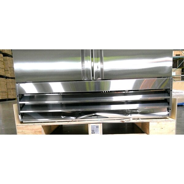 Scratch and Dent Avantco SS-2R-HC 54" Stainless Steel Solid Door Reach-In Refrigerator